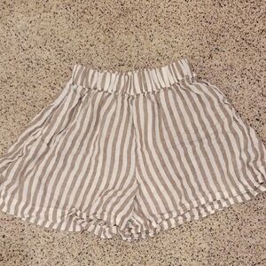 Linenfox Stripped Shorts Xsmall